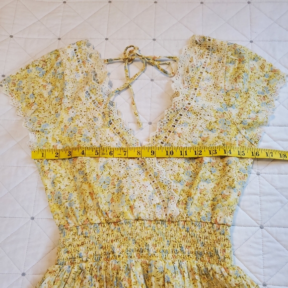 ❌❌SOLD!!❌❌ American Eagle Outfitters Preppy Floral Dress! XS 🫶🏼 Cottagecore - Picture 9 of 12